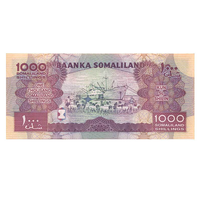 聚优尚 全新非洲索马里兰纸币硬币收藏品 外国钱币 已