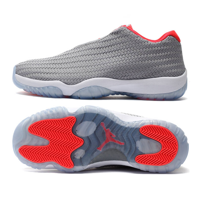 nike air jordan future low aj未来编织男子篮球鞋718948 灰粉718948