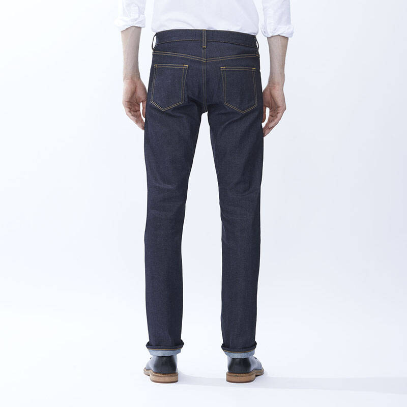 男装 修身直筒牛仔裤(水洗产品) 135741 优衣库uniqlo 黑色 28(160