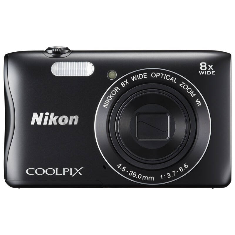 尼康(nikon) coolpix s3700 便携数码相机 黑色(2005万像素 2.