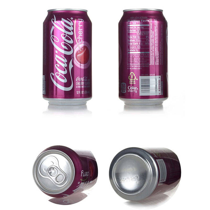 可口可乐 cocacola 樱桃口味355ml听装 碳酸饮料汽水