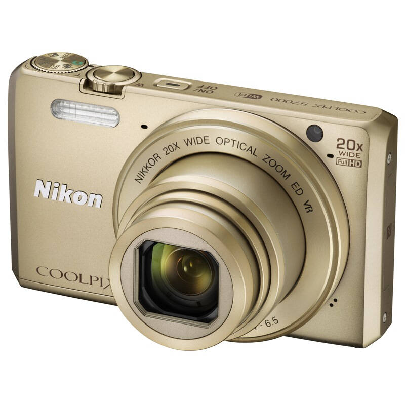 尼康(nikon)coolpix s7000 数码相机 金色 自营