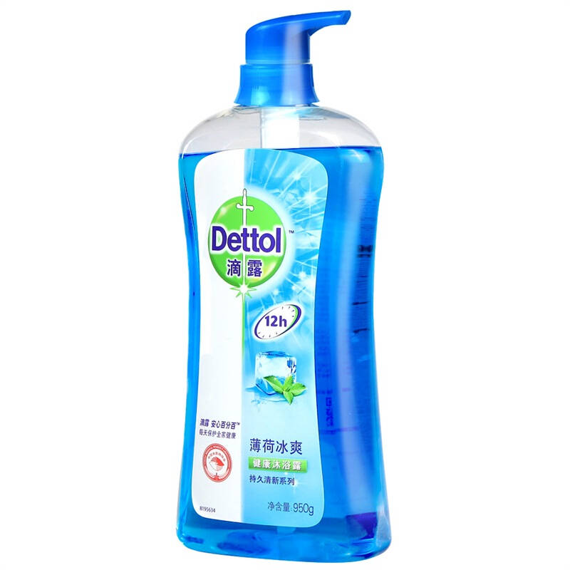 【京东超市】滴露(dettol)健康沐浴露 薄荷冰爽 950克