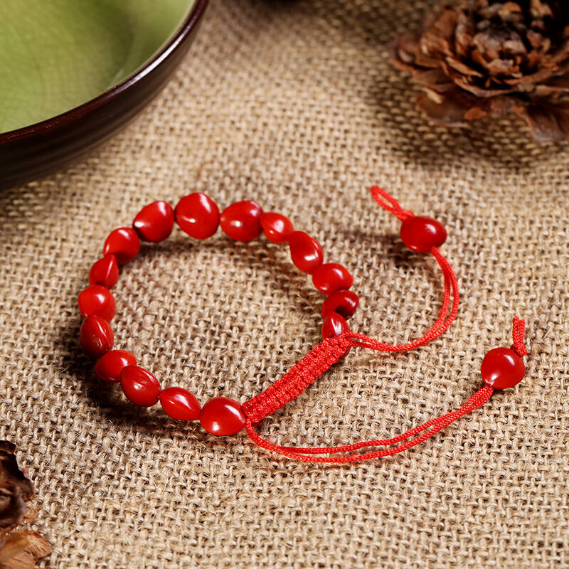 diy编织红豆手链