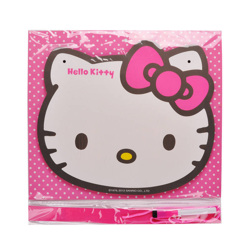 凯蒂猫(hellokitty)白板儿童可悬挂猫头造型画板白板儿童玩具 kt3051