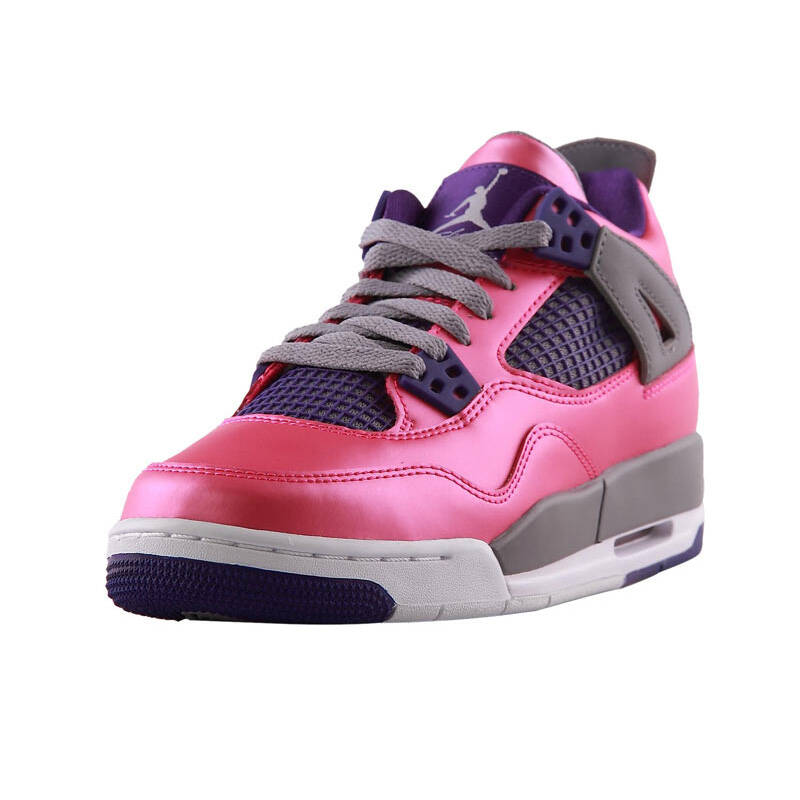 nike/耐克 air jordan 4 aj4 gs 女款乔4飞人系列女子篮球鞋气垫高帮