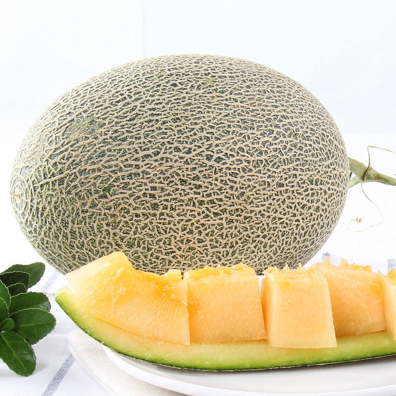 百宝源 新疆西州蜜哈密瓜17# 1.7-2.3kg 甜瓜 新鲜水果