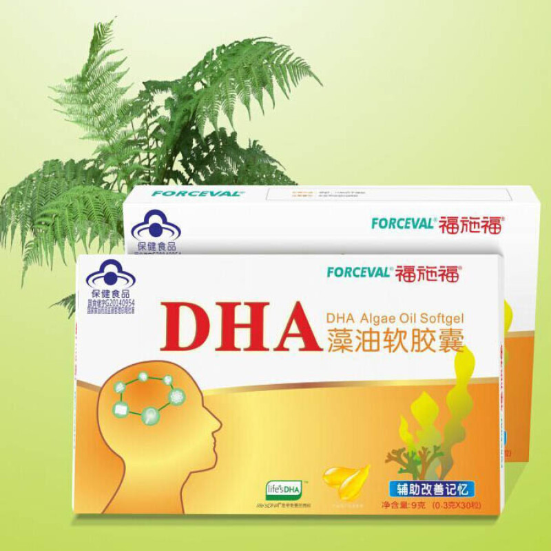 福施福 dha孕妇专用妈妈营养素dha藻油软胶囊30粒 马泰克