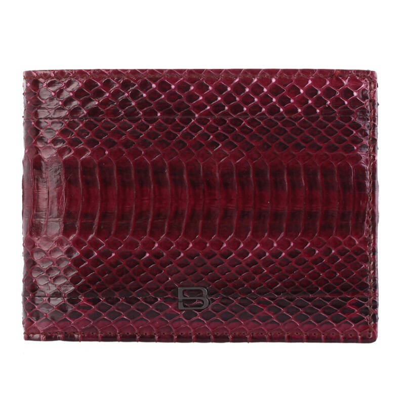 雨果博斯(hugo boss)selection 男式 蛇皮皮革制品(钱包) 红色