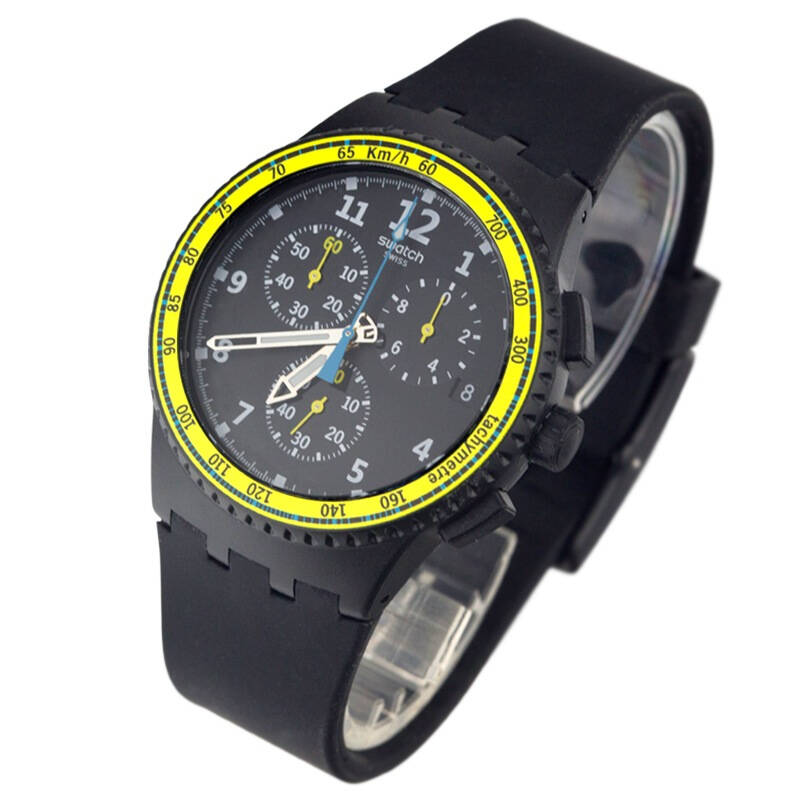 斯沃琪(swatch)手表 果冻计时系列石英男女手表西佛罗斯susb404