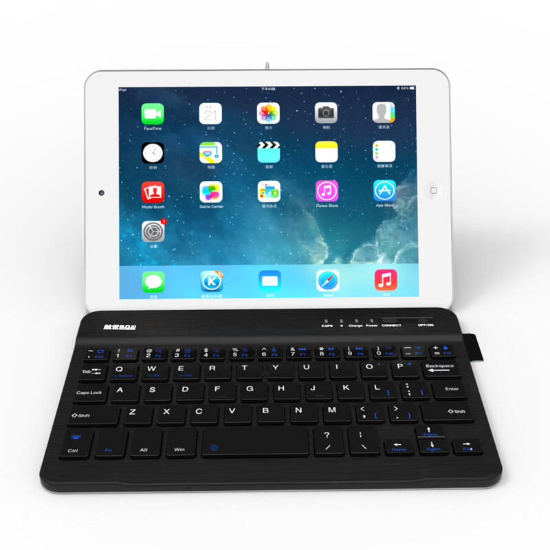 w)苹果ipad 蓝牙键盘 多系统通用轻薄无线键盘 适用于手机 平板 电脑