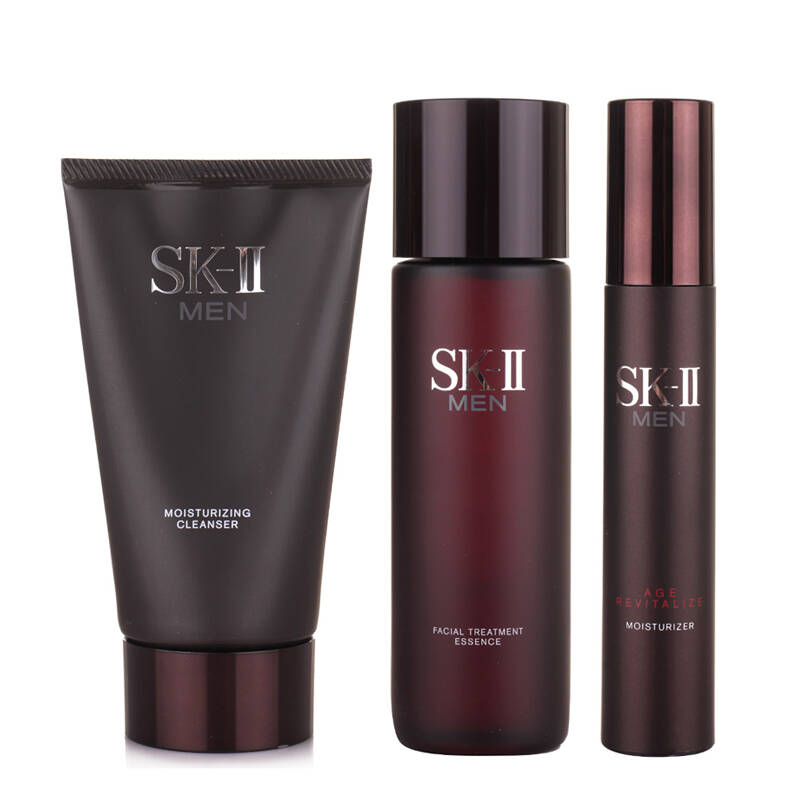 skii sk-ii sk2男士护肤品套装 三件套 洁面 护肤精华