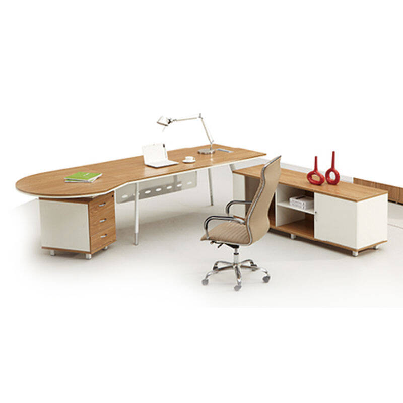 上海办公家具 简约现代总裁老板桌 板式主管桌经理办公桌单人办公桌椅