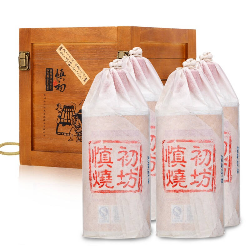 慎初51度 移动酒窖500ml*4瓶 酱香型白酒礼盒