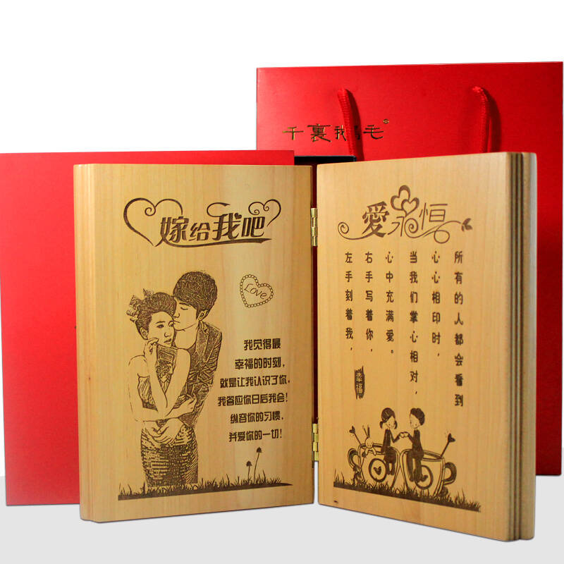 创意生日礼物送男女生老婆闺蜜创意结婚圣诞节礼品个性定制刻字照片