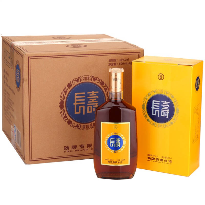 劲牌 长寿酒 露酒 38度 600ml*6瓶 整箱