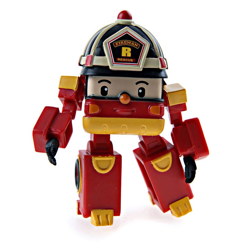 银辉silverlit 变形机器人模型 变形警车珀利 poli 手办人偶玩偶 儿童