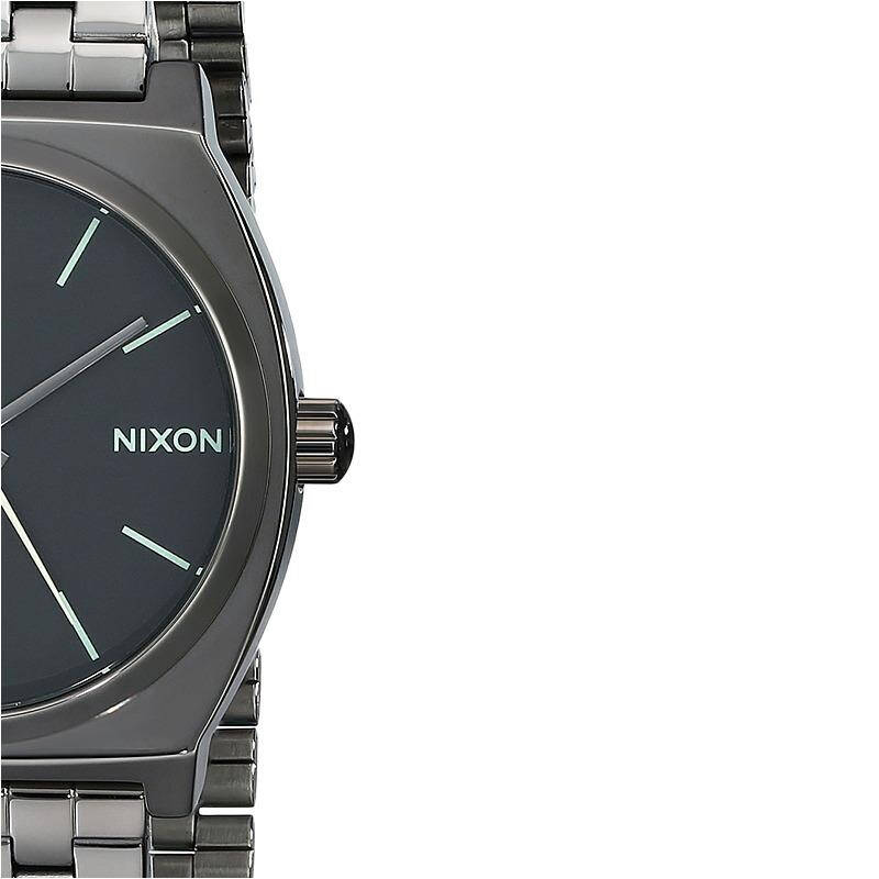 尼克松(nixon)男 time teller 黑色表盘商务防水石英手表