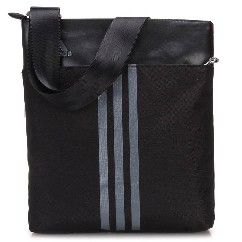 阿迪达斯(adidas)小肩包 黑色 a95703 京东自营