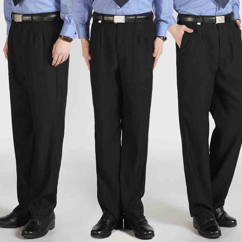 博尔美保安西裤长裤防风藏 青蓝色工作裤保安服裤子 夏裤西裤男春秋