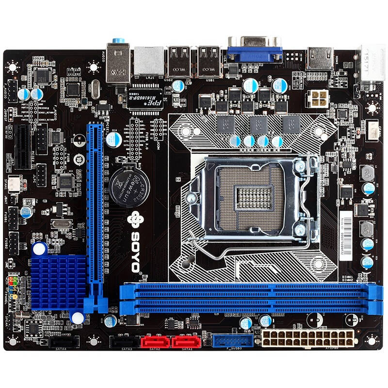 梅捷(soyo)sy-h81 全固版 s1 主板(intel h81/lga 1150)