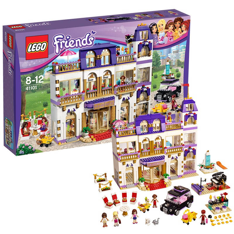 乐高(lego )friends 好朋友系列 心湖城大酒店 41101