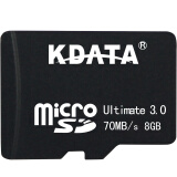 金田(kdata)8gb手机tf内存卡 class6高速闪存卡 micro sd存储卡