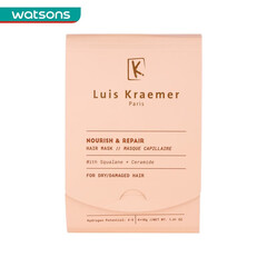 【屈臣氏】LUIS KRAEMER专研角鲨烷臻润修护发膜10克 X4