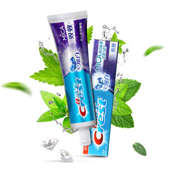 佳洁士(Crest)3D炫白双效牙膏180克(新老包装,随机发货)