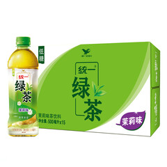统一 绿茶 500ml*15瓶 茶饮料 整箱装