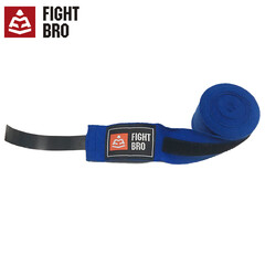 FIGHTBRO飞特氏拳击绑带 拳击散打自由搏击护具纯棉Sweat系列绑手带男女绷带4.5米F253 V1.1 蓝色 两条