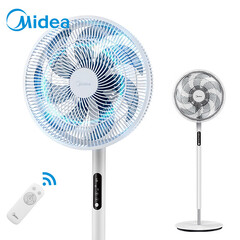 美的(Midea)风随温变 7叶大风量电风扇家用静音落地扇易拆洗节能风扇智能遥控 SAD35EC