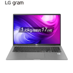 LG gram20款17英寸 WQXGA 16:10 80Wh长续航 十代酷睿i5-1035G7 8G 512GB 轻薄笔记本电脑 银色17Z90N-V.55