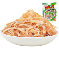 陆龙兄弟 休闲零食烤鱿鱼丝 80g/袋 丝丝入味 即食海味小吃 舟山海鲜水产