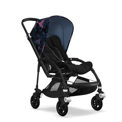2019款 BUGABOO BEE5 博格步轻便双向 一体折叠 可坐可躺婴儿推车 0-36个月 2019新款混色限量款 黑色车架