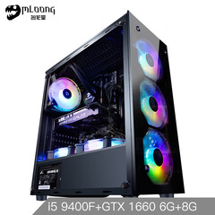 名龙堂(MLOONG)GI40 i5 9400F/GTX1660 6G/B360/8G DDR4/吃鸡游戏DIY电脑主机/自营UPC组装机