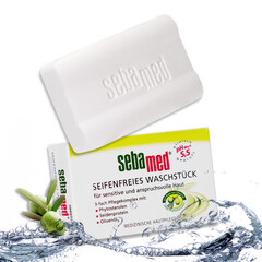 德国进口 施巴(Sebamed)橄榄洁肤皂150g 孕妇可用香皂 洁面皂 温和滋润 深层清洁 无皂碱