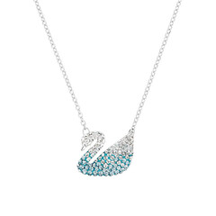 SWAROVSKI (施华洛世奇) 大号天鹅项链 渐变色蓝色 5512095