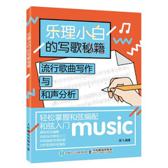 WP全新正版图书 用吉他写歌 歌曲旋律和声曲式创作宝典+乐理小白的写歌秘籍 流行歌曲写作与和声分析+