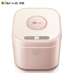 小熊(Bear)奶瓶消毒器10L单灯管 婴儿紫外线消毒柜 宝宝餐具玩具多功能消毒锅 薄桃粉 XDG-A01L1