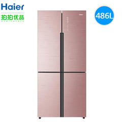 【95新】 Haier/海尔BCD-486WDGE变频风冷无霜冰箱486升四门多门十字对开冰箱