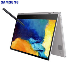 三星SAMSUNG 星曜Pen 13.3英寸 360度翻转触摸 4096级压感手写笔 超窄边高清轻薄笔记本电脑 i7/8G/512G 银色