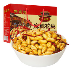 兴盛德官方旗舰店麻辣花生325克*6方礼盒河南小吃特产开封特产礼物 3麻辣3五香