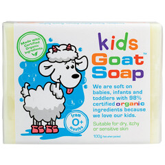 Goat Soap kids 洗手洁面沐浴皂 婴幼儿手工香皂 敏感肌肤适用 山羊奶皂 澳洲进口 100g