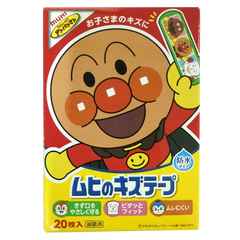 日本原装Nichiban儿童防水创可贴宝宝可爱卡通创口贴 池田模范堂面包超人 20片