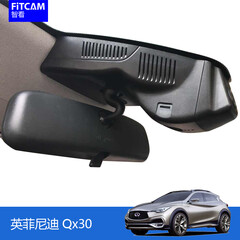 行车记录仪专车专用无线隐藏式智能一体1080P高清wifi夜视免安装 英菲尼迪Q50LQ70LQX30QX50QX60 单镜头记录仪+32G内存卡+包安装