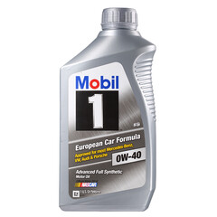 美孚(Mobil)1号全合成机油 0W-40 A3/B4 SN 1Qt 美国原装进口