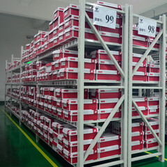 易存货架仓储家用层架250kg/层收纳架子置物架储物架白色150*50*200四层主架