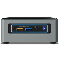 英特尔(Intel)NUC迷你电脑主机 内置赛扬J3455处理器 支持win10操作系统(NUC6CAYHL)