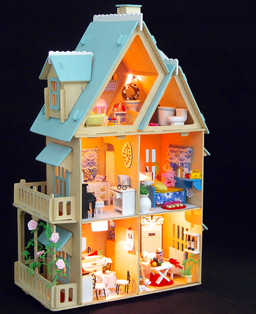 不老童话diy模型小屋 手工制作可爱小房子图片